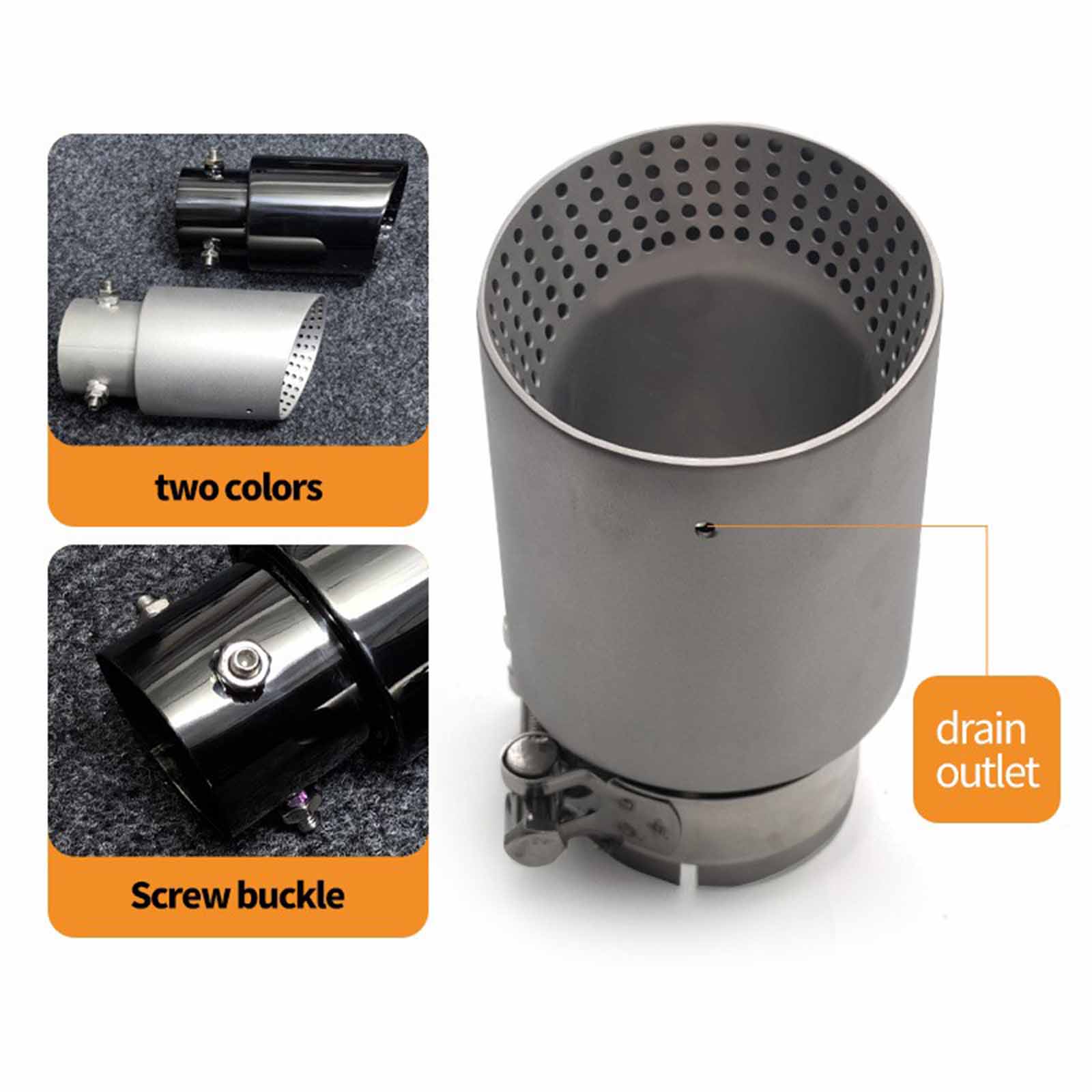 Stainless Mesh Band - Punte universali in rete in acciaio