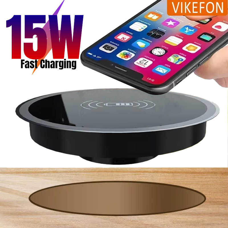 Wireless Charger Watch - Caricabatterie incorporato da tavolo wireless rapido