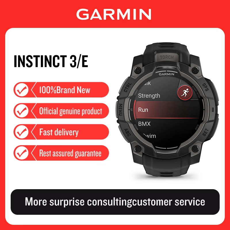 Smartwatch X18 - Garmin Instinct3/E Orologio Sportivo a Energia
