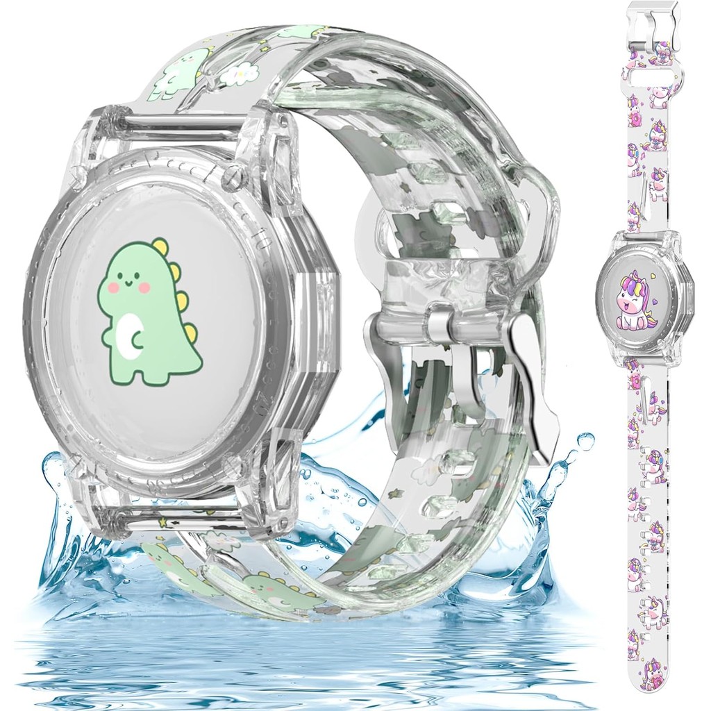 Silicone Band Replacement - Braccialetto AirTag per Bambini, Cinturino in