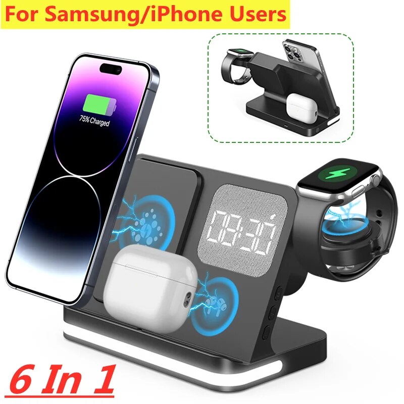 Wireless Charger Watch - Supporto per caricabatterie wireless per iPhone