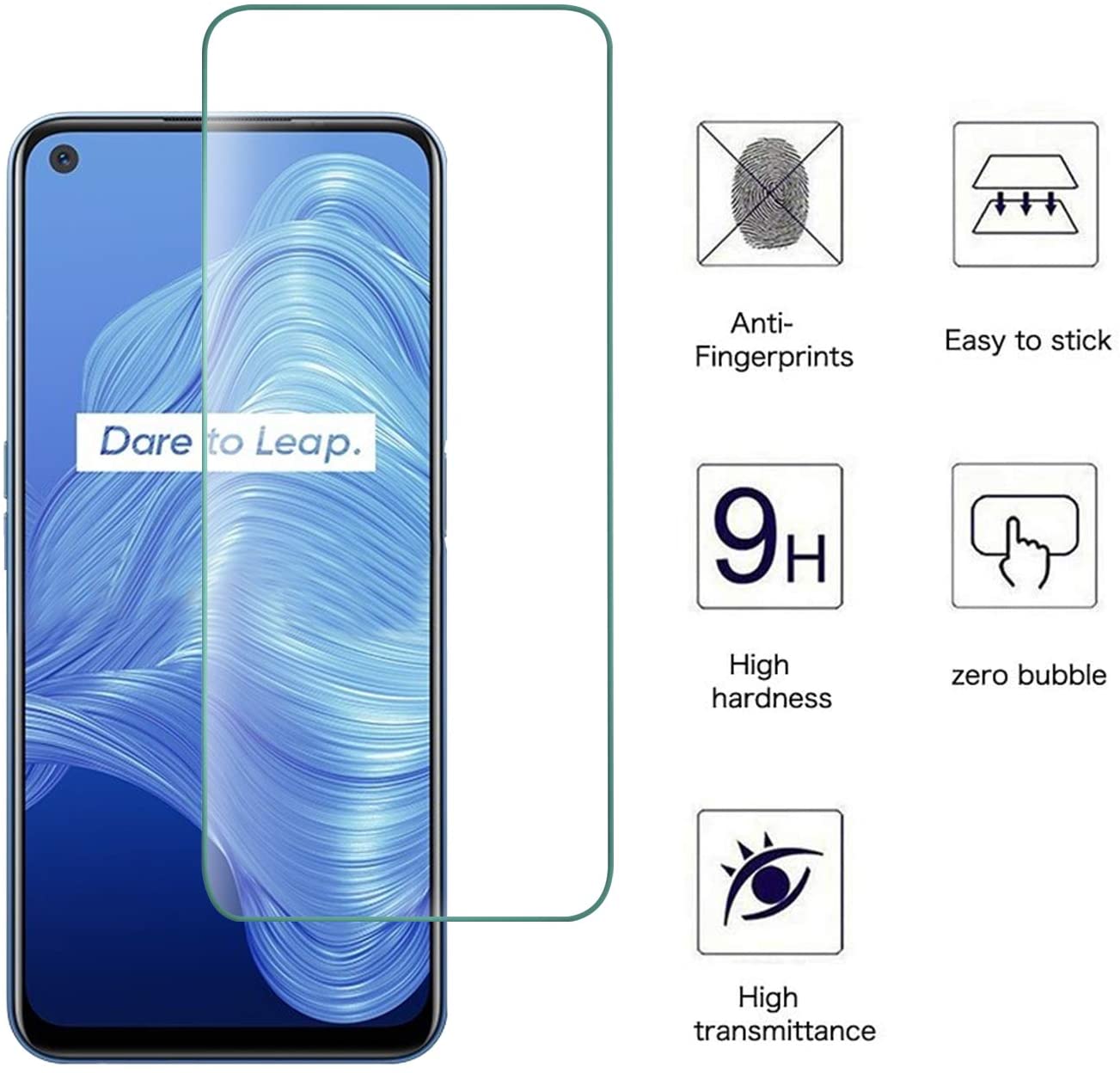 Realme Gt 6 - Vetro temperato per Realme 6 7