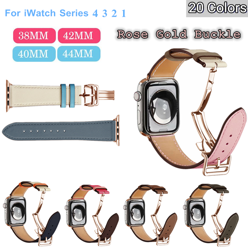 Smartwatch Accessories Shop - Rosa Cinturino Fibbia In Oro Per