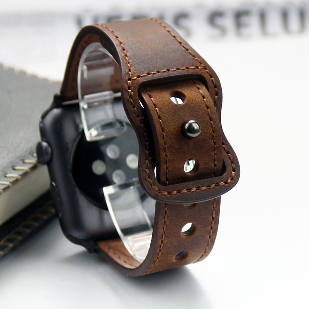 Smartwatch Accessories Shop - Cinturino Correa in vera pelle per