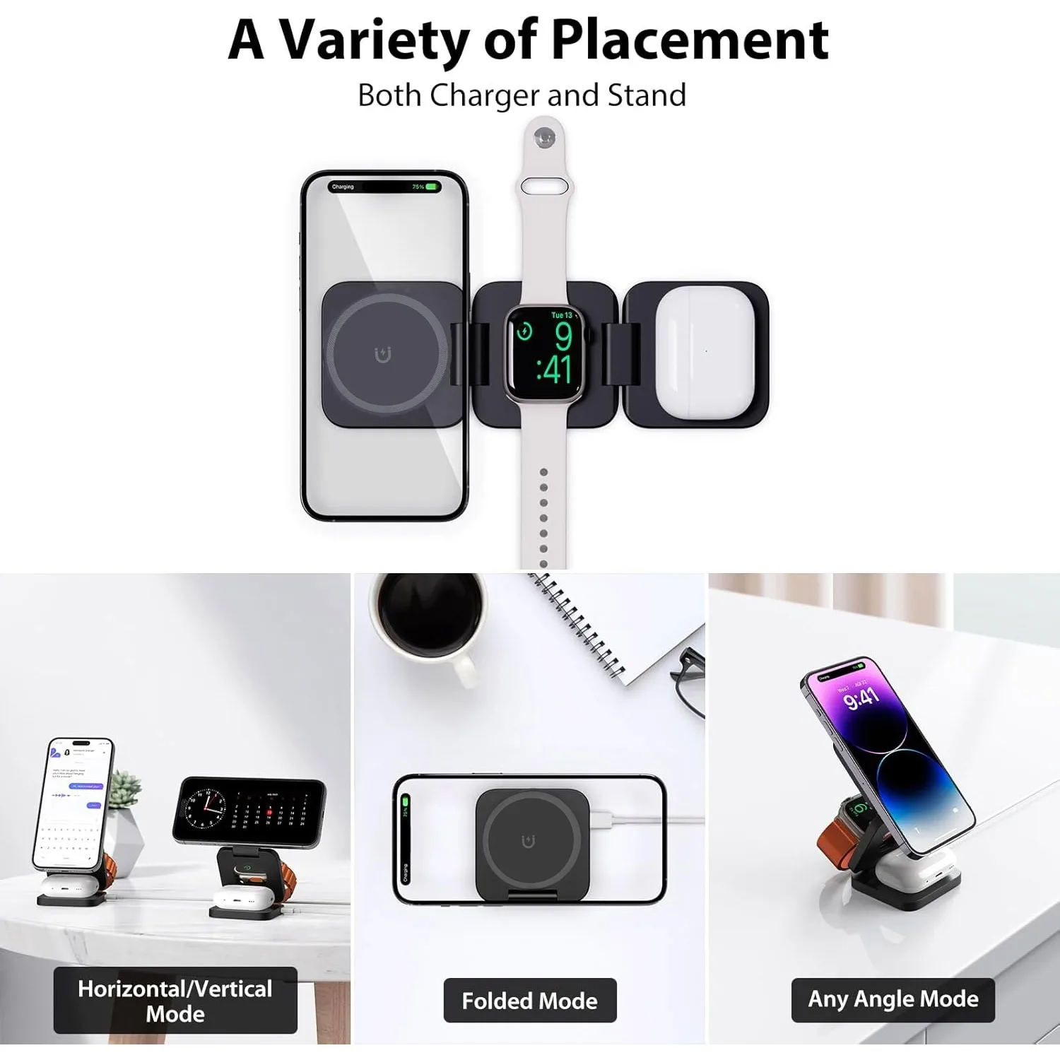 Caricabatterie wireless veloce - Wireless Charger Watch recensione e prezzo