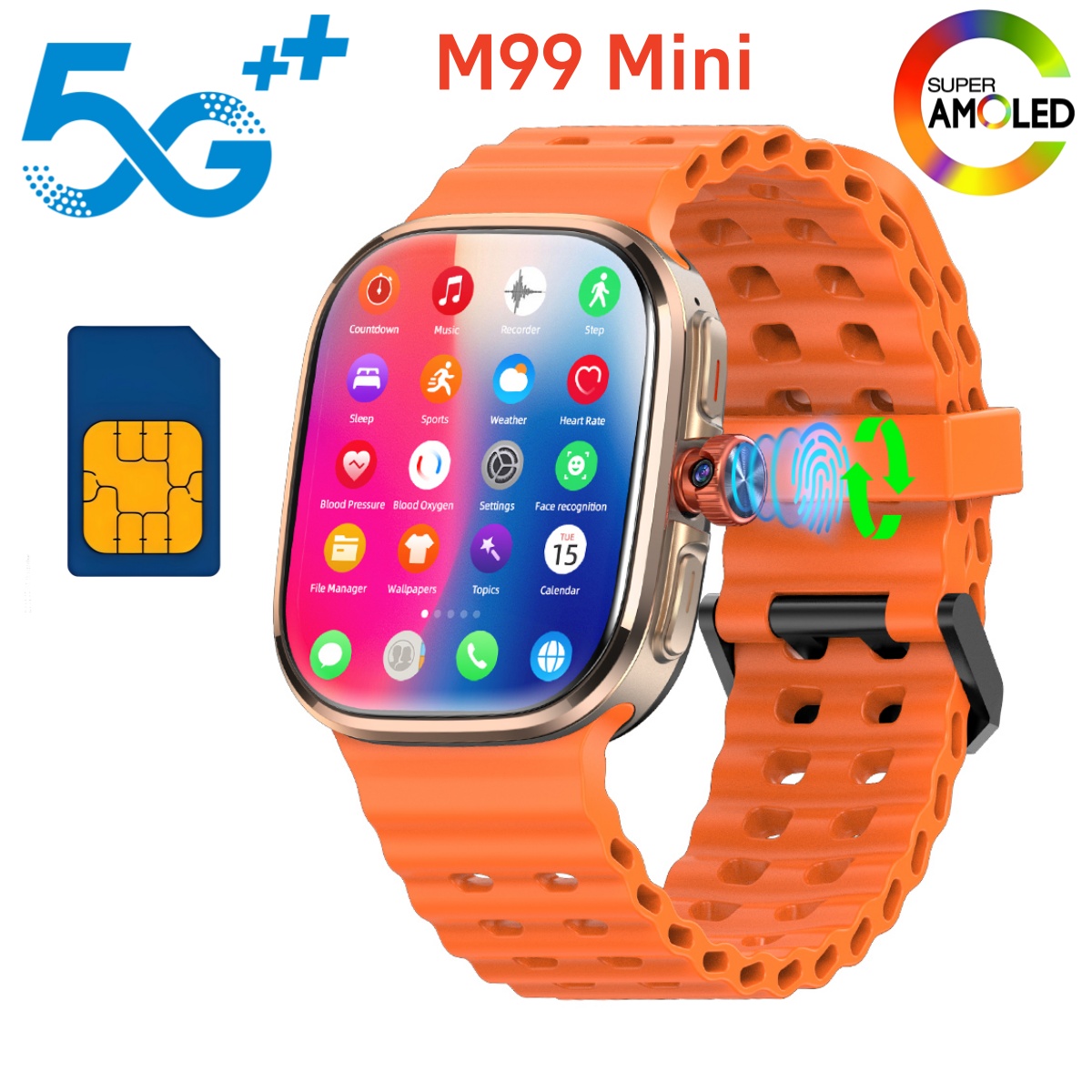 M99 Mini Smartwatch 5G Android - Smartwatch Faces recensione e prezzo