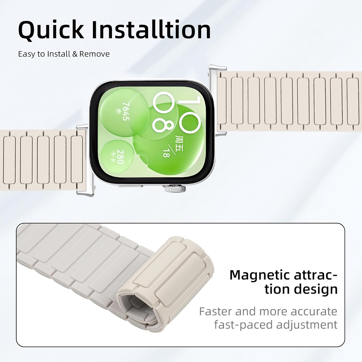 Cinturino Magnetico per Huawei - Silicone Band Replacement recensione e prezzo