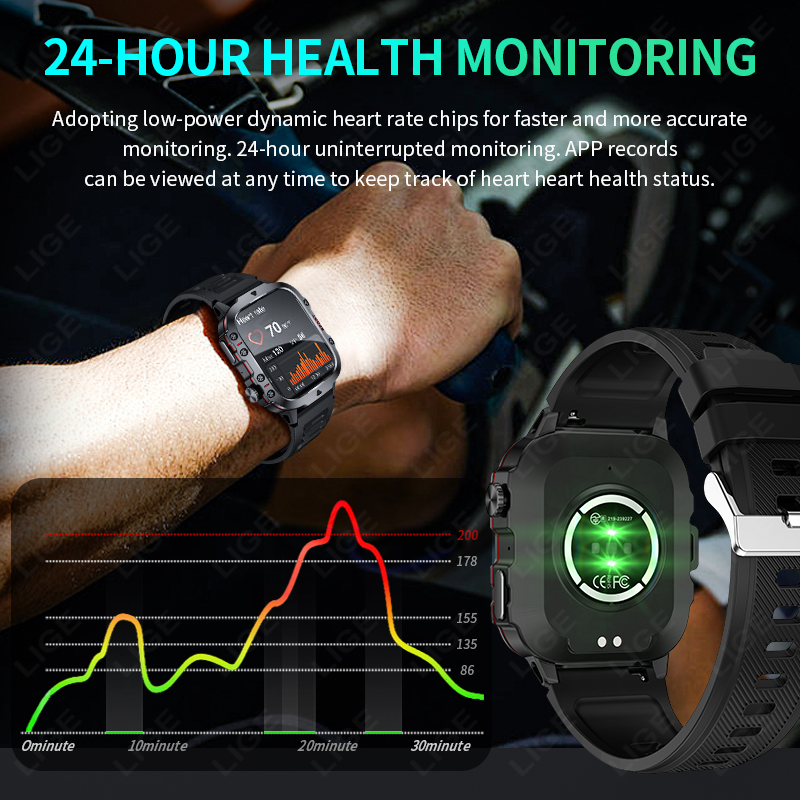 LIGE Outdoor Astuto Della Vigi - Smartwatch Faces recensione e prezzo
