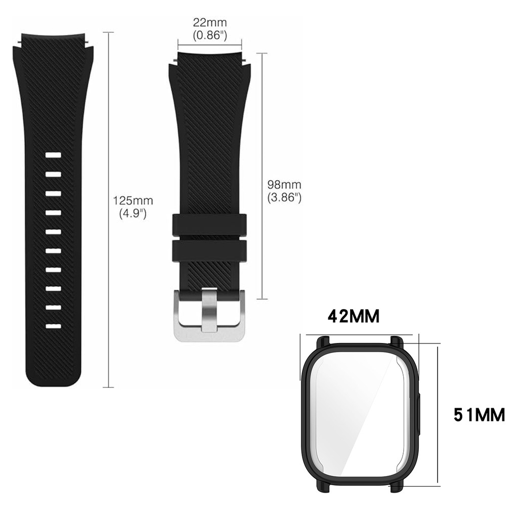 Custodia + cinturino in silico - Silicone Band Replacement recensione e prezzo