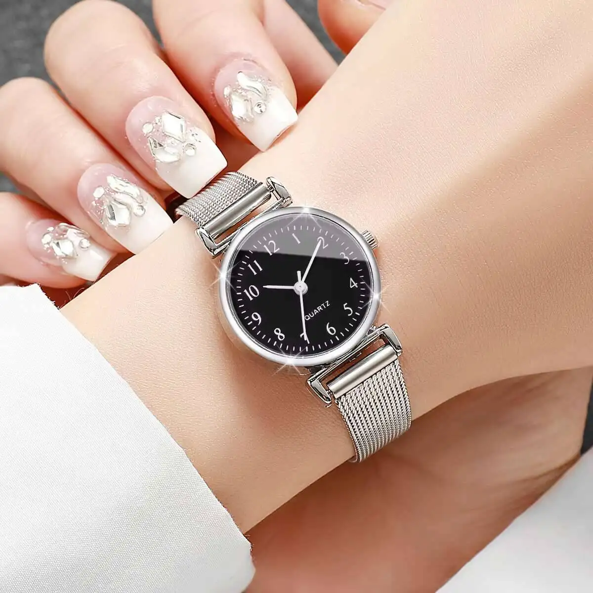 1/2 pezzi di orologi da donna  - Stainless Mesh Band recensione e prezzo
