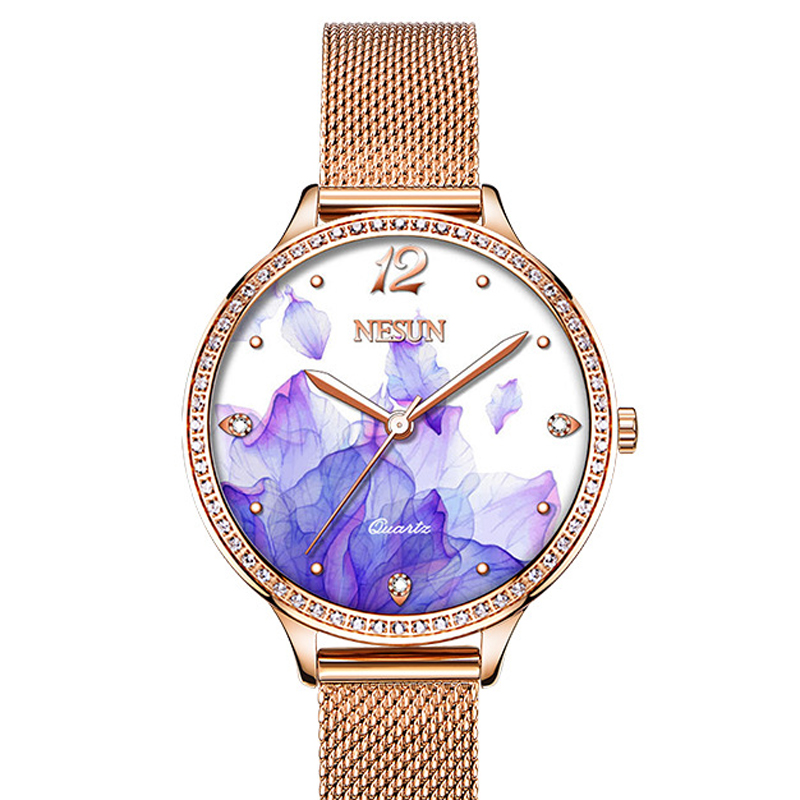 Orologio da donna NESUN 8 MM u - Stainless Mesh Band recensione e prezzo