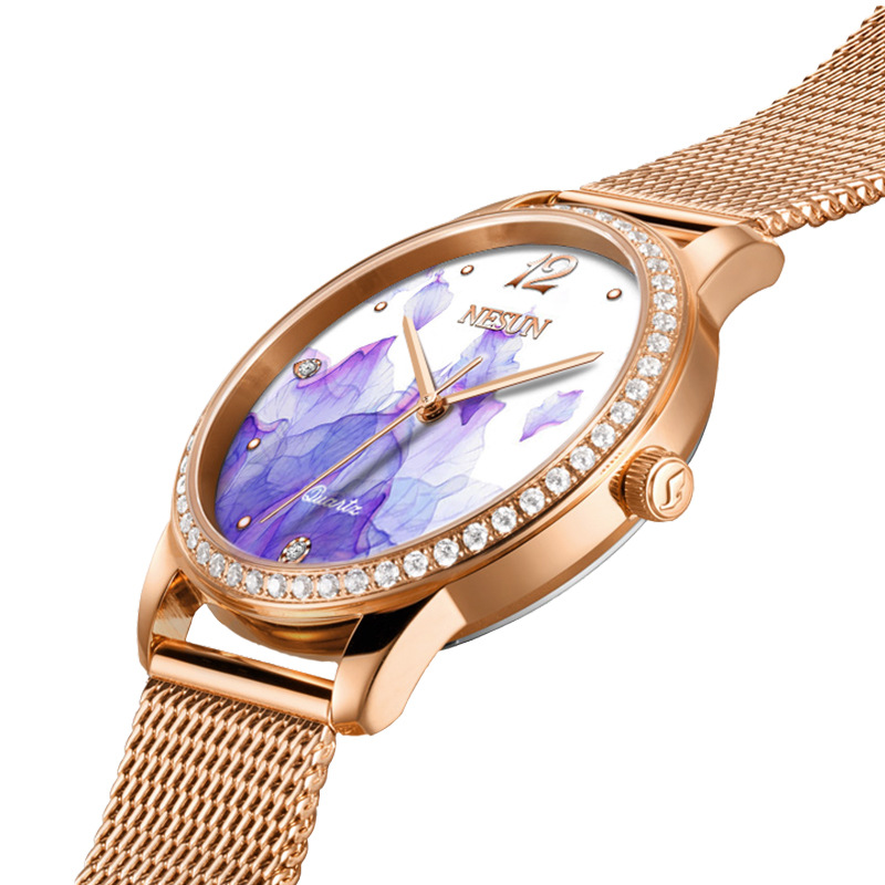 Orologio da donna NESUN 8 MM u - Stainless Mesh Band recensione e prezzo