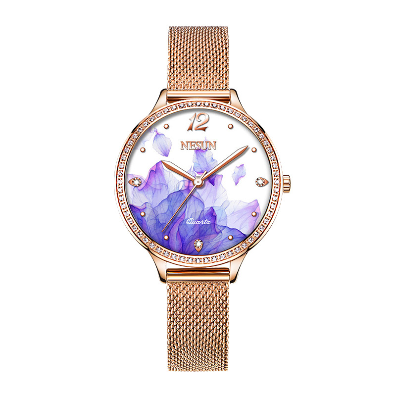Orologio da donna NESUN 8 MM u - Stainless Mesh Band recensione e prezzo