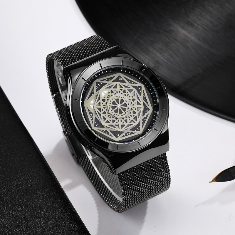 Orologi uomo giradischi Fasion - Stainless Mesh Band recensione e prezzo