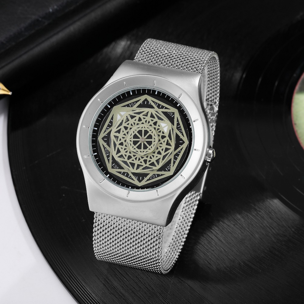 Orologi uomo giradischi Fasion - Stainless Mesh Band recensione e prezzo